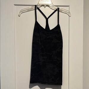 lululemon athletica Black Camo Tank Top